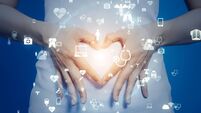 Woman and medical technology concept. FemTech. MedTech.